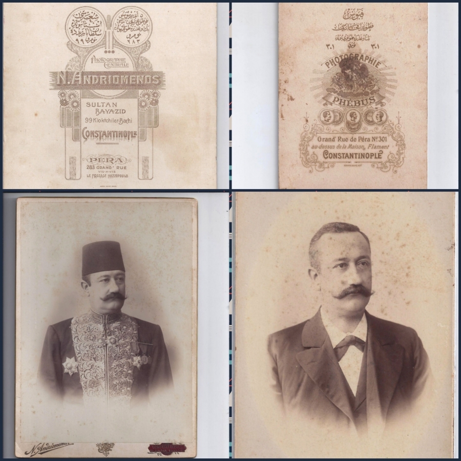 PAŞA KABİN FOTO 19. yy.sonu - 25 x 19 cm.